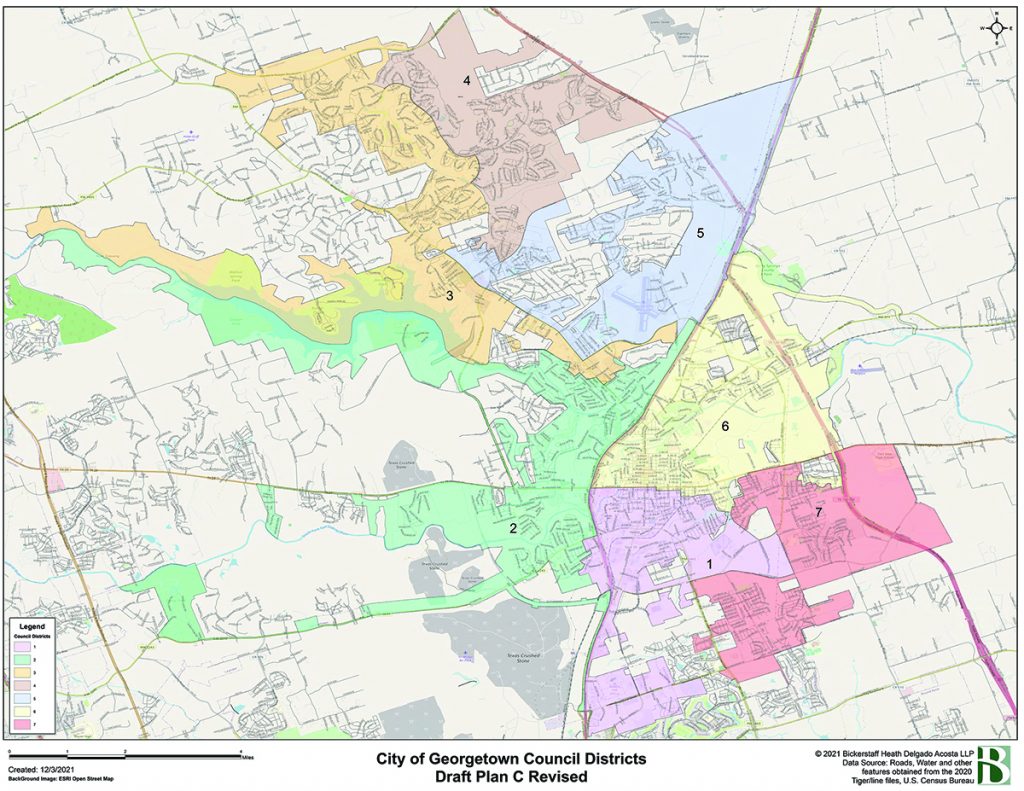 City Council Approves New Council District Map | Hello Georgetown